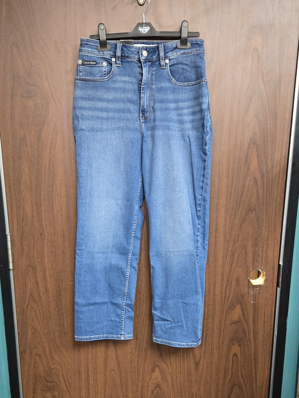 Calvin Klein Size 30 Medium Wash High Rise Straight Jean